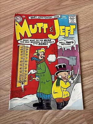 DC Comics - MUTT & JEFF Comic #100 VG+/Fine • $22