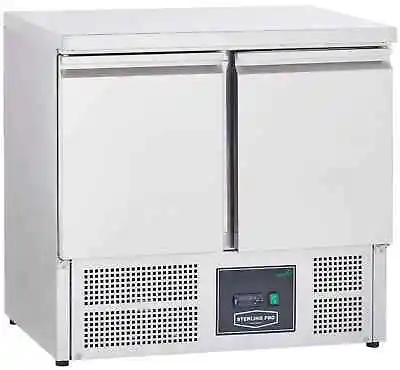 £839 • Buy 2 Door Stainless Steel Gastronorm Preperation Counter Fridge & Free Delivery! 