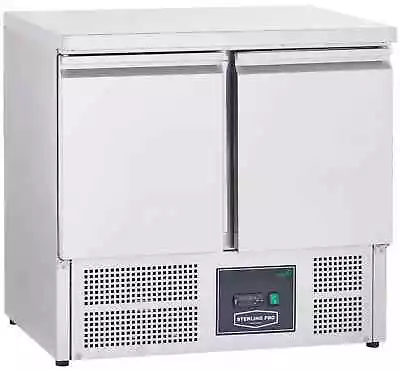 £839 • Buy 2 Door Stainless Steel Gastronorm Preperation Counter Fridge & Free Delivery! 
