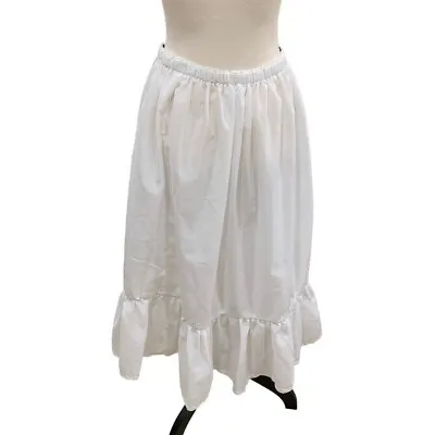 Vintage White Petticoat Woman’s Size L/XL • $18