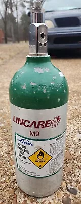 Linde Oxygen Tank Size M9 Aluminum EMPTY Cylinder 248 Liter  • $47.99