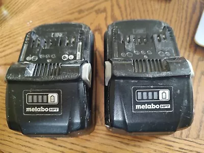 For Parts 2 X Metabo HPT 36V/18V 4.0/8.0A MultiVolt Battery Original Genuine BAD • $55.55