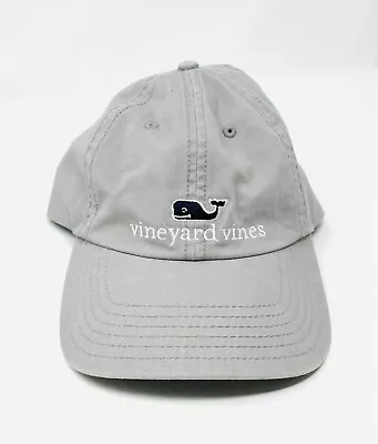Vineyard Vines Whale Patch Grey Hat Cap Men’s Strapback • $8.76