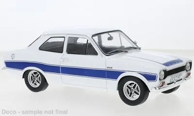 MCG 1:18 Scale Diecast Model Car -  Ford Escort Mk1 RS 2000 In White • £70.95