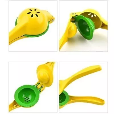 Lemon Squeezer - New Top Metal Citrus Squeezer 2 In 1 Lemon Juicer/Lime Squeezer • £12.02