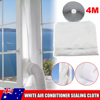 For Air Conditioner Window Seal Portable Airlock Sealing Cloth Hose 400CM KIT • $21.45