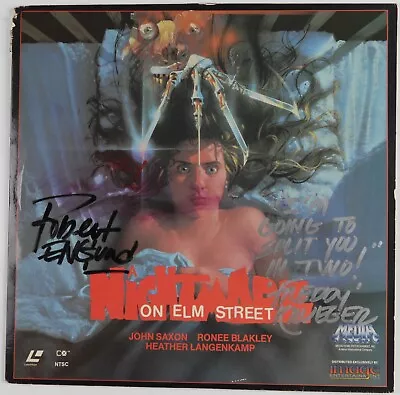 Freddy Krueger Robert Englund Signed Autograph Nightmare On Elm Street Laserdisc • $549.99