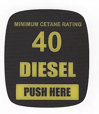 Dresser Wayne  OVATION DIESEL 40 CETANE Octane Decals • $3.40