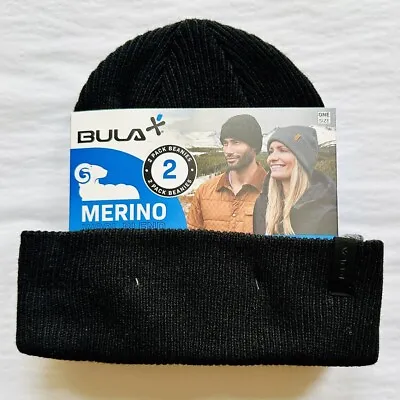 Bula Unisex Merino Wool Blend Beanie 2-pack Unisex • $13.21