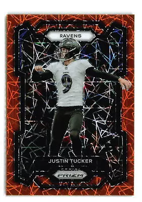 Justin Tucker #22 2023 Panini Prizm Ravens Orange Lazer • $2.14