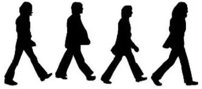 The Beatles Silhouette Music Band Vinyl Die Cut Car Decal Sticker  • $3.99