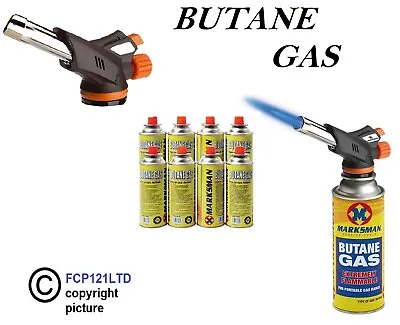 £8.90 • Buy Blow Torch Butane Flamethrower Weed Burner Welding 4 Gas Auto Ignition Soldering
