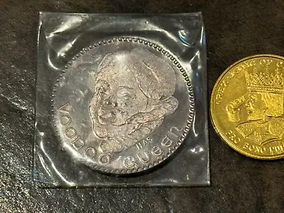 Rare 1968 Zulu HAS Voodoo Queen .999 Fine Silver Doubloon H. Alvin Sharpe 1.8ozt • $150