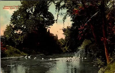 Mount Holly NJ The Upper Rancocas Creek Posted 1917 - ANTIQUE POSTCARD -A25 • $5.50