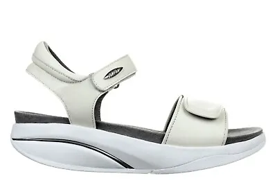 MBT MALIA Strappy White Leather Sandals- US Women's 5-5.5 (EU 36) • $131.97