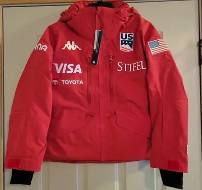 Kappa US Ski Team Stifel Men's Small Jacket Red Regular Fit 602T • $564
