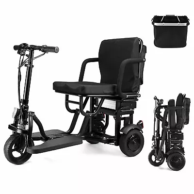 3-Wheel Heavy Duty Powered Mobility Scooters For Adults(16-Inch Seat Max 280lb) • $790