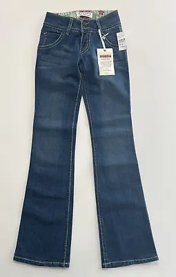 NWT Hudson Jeans Sz 26 Thick Stitch British Union Jack Flap 170-1SD Flared • £40.85