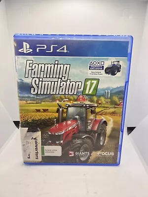 Farming Simulator 17 - PS4 COMPLETE With Manual - PAL Tested • $17.60