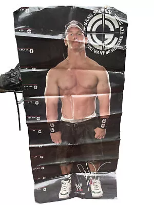 Rare Vintage 2005 HUGE WWE John Cena Official Life Size Event Poster Wwf Ecw Ppv • $139.99