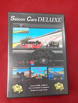 Saloon Cars DELUXE Software  A Racing Car Game For Acorn RISC OS • £59.99