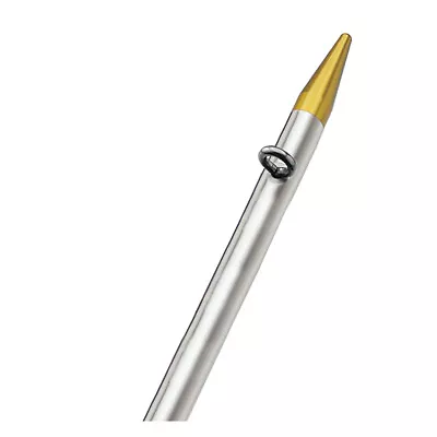 TACO 8' Center Rigger Pole - Silver W/Gold Rings & Tips - 1-⅛  Butt End Diame... • $145.67