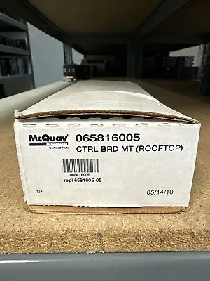 Daikin McQuay 065816005 CONTROL BOARD MT (ROOFTOP) REPLACES 658160B-05 • $300