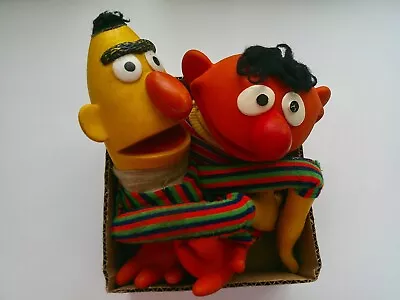 Vintage Sesame Street Bert And Ernie Puppets 1970s Muppets Co. • $59.99