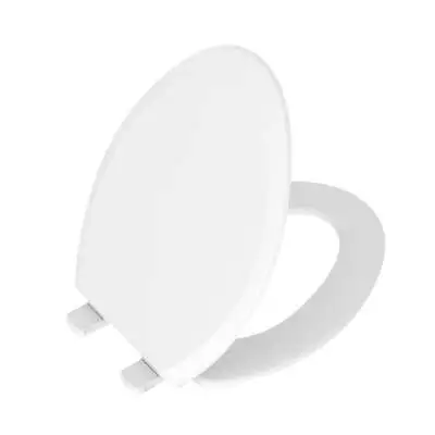 Mainstays Elongated Plastic Toilet Seat With Soft Close And Easy Off In Daisy • $19.97