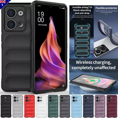 For OPPO A79 A78 A58 A77 Find X5 Reno11F Case Shockproof Soft Silicone TPU Cover • $10.49