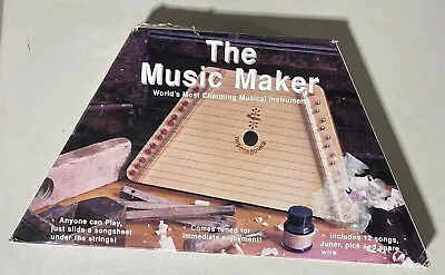 The Music Maker Nepenenoyka Stringed Lap Instrument Harp Dulcimer W/Sheet Music • $24.99
