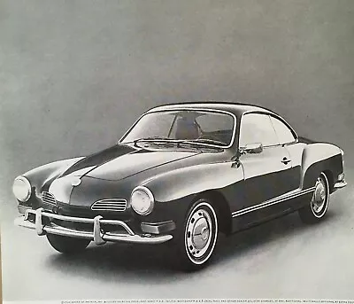 12 Page:  Magazine Ad For 1967 1968 1969 1970 1972  VOLKSWAGEN KARMANN GHIA • $18.95