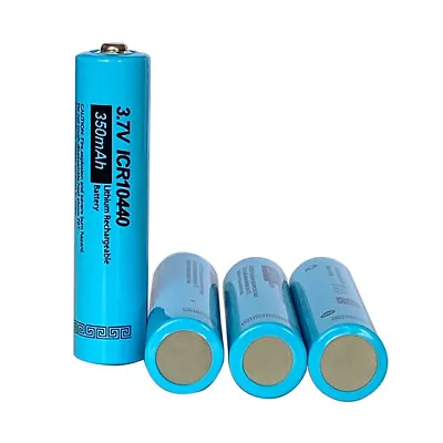 4Pcs AAA Rechargeable 3.7V ICR10440 Lithium Battery Button Top For Flashlights • $10.99