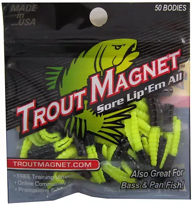 NEW   Trout Magnet   50 Pc. TM Body Pack  • $9.99