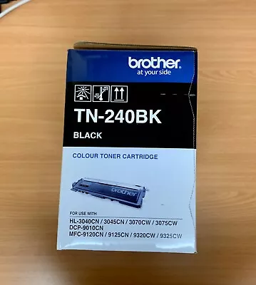 Genuine Brother TN-240BK Black Toner Cartridge TN240BK TN240 • $80