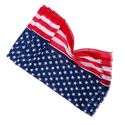£9.73 • Buy 1Pc American Flag Scarf Us Flag Bandana American Flag Bandana