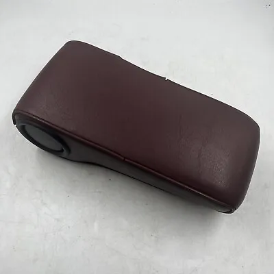1986-94 Mercedes W124 E-Class Front Center Armrest Red Leather OEM Factory Nice • $89.99