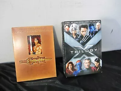 X-Men Trilogy X2 Last Stand DVD Set W/ Conan Barbarian Destroyer = 5 Movies • $3