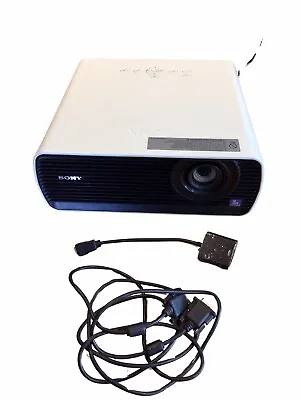 Sony LCD Data Projector VPL-EX100 White - Tested & Working No Remote DiscIncl • £50.50