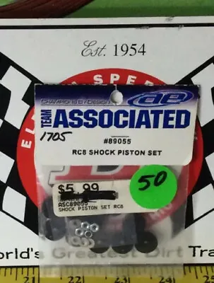 Team Associated 89055: Shock Piston Set RC8 SC8 NewInPackage 🇺🇸 Shipped • $29.06