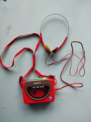 Sony Walkman My First Sony With Original Red Headphones Model WM-3000 For Parts • $59.95