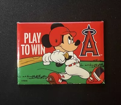 Los Angeles Angels Mickey Mouse Refrigerator Magnet 3.5” • $5