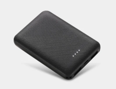 $9.95 • Buy Super Lightweight Slim Compact 5000 Mah Power Bank With Charging Cable- Black
