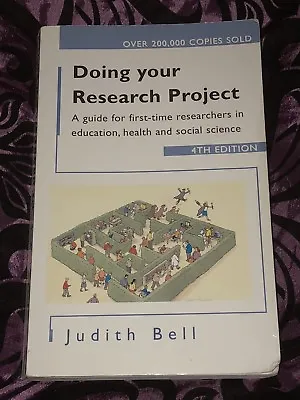 £4 • Buy Doing Your Research Project: A Guide For First-time Researchers In Social Scien