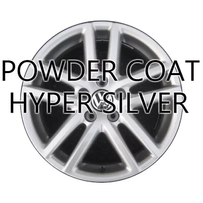 Volkswagen 17  Powder Coat Hyper Silver OEM Rim Wheel 69845 3C0601025TQQ9 • $199