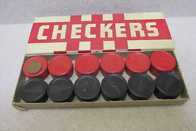 Vintage Hal Sam Wooden Checkers • $3.89