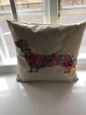 £3 • Buy Cushion With Dachshund Picture