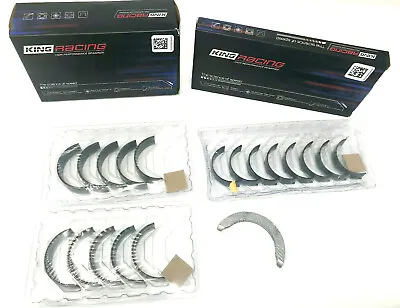 King Racing STD Main & Rod Bearings 1997-01 Honda Prelude H22A4 BB6 55MM Mains • $149