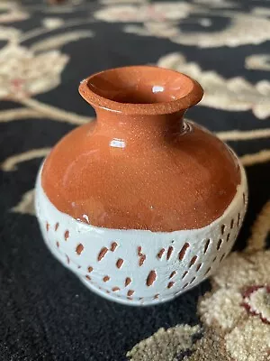 MCM Mid Century Modern Signed Michael Anthony Clay Artist Small Vase • $24.99