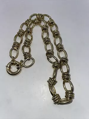 Vintage 18” Gold Tone Collar Necklace • $21